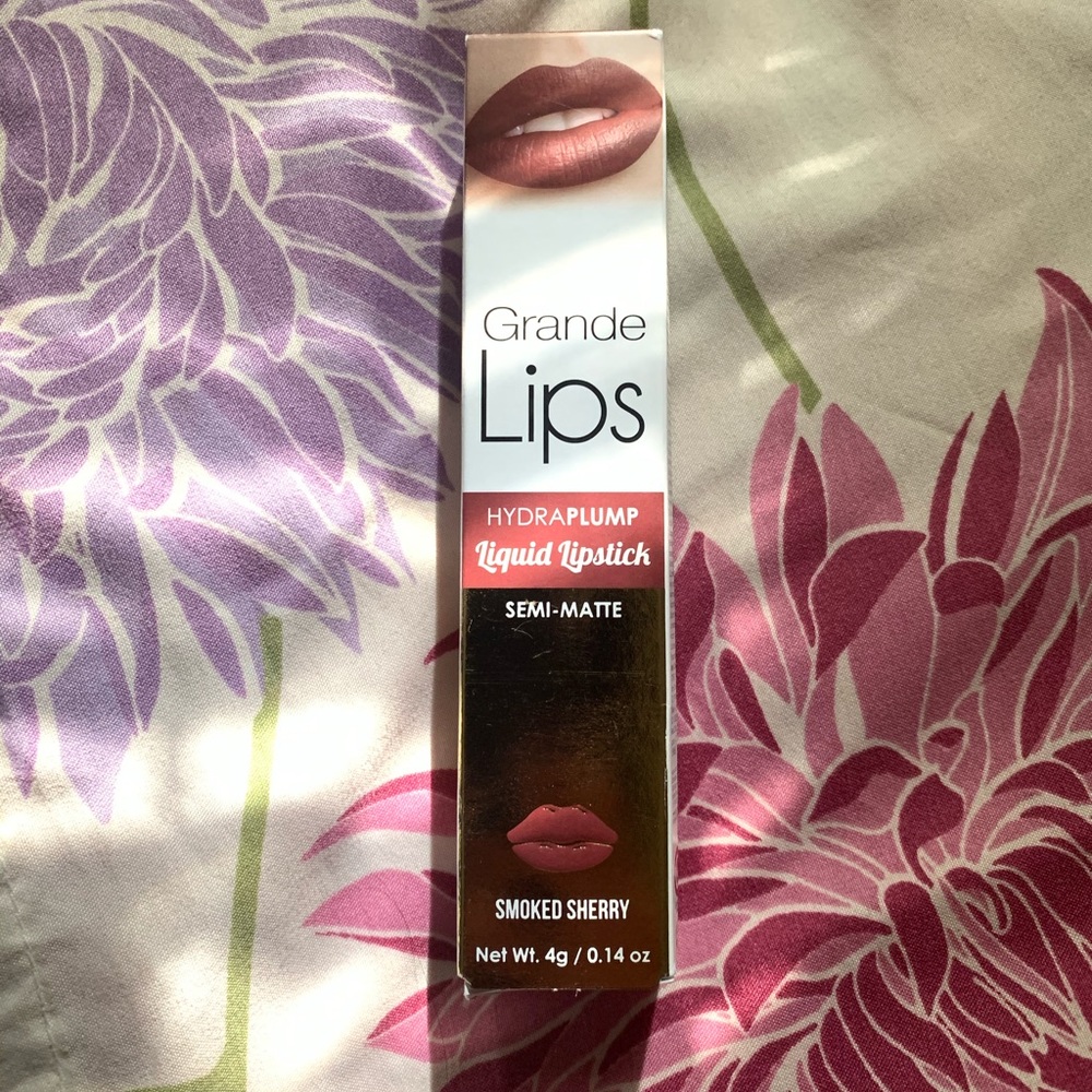 GrandeLIPS Plumping Liquid Lipstick, Smoked Sherry